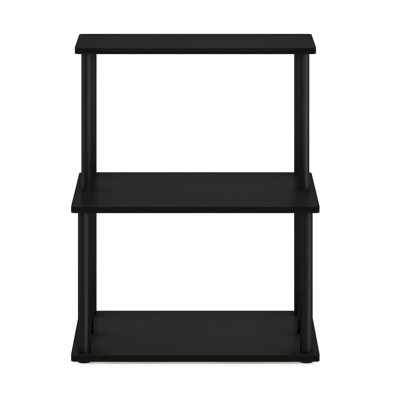 Étagère de rangement de cuisine moderne à 3 niveaux sans outils Americano / Chêne français gris / Pin ambré / Noyer Columbia avec tubes en PVC, 1 personne