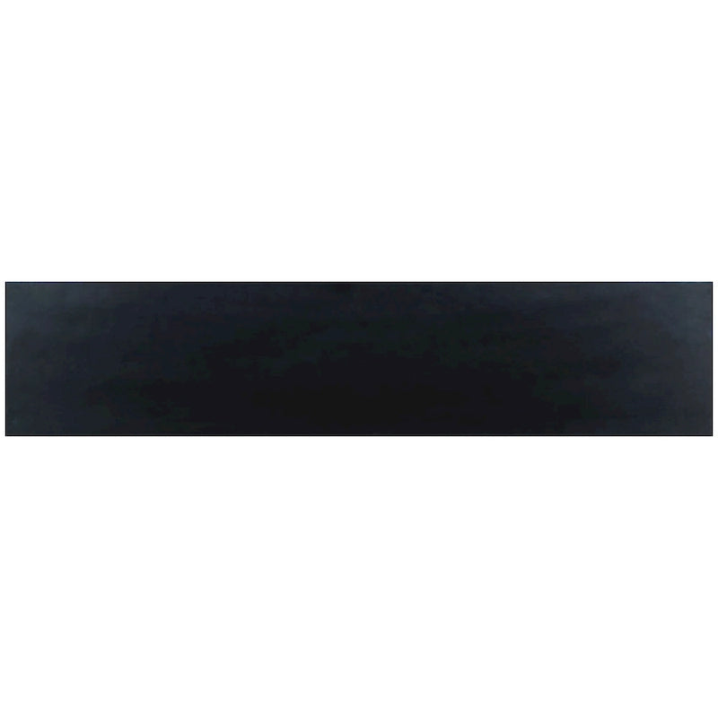 Console vintage noire/bleu marine/blanche avec 4 tiroirs et 2 étagères ouvertes, 1 personne