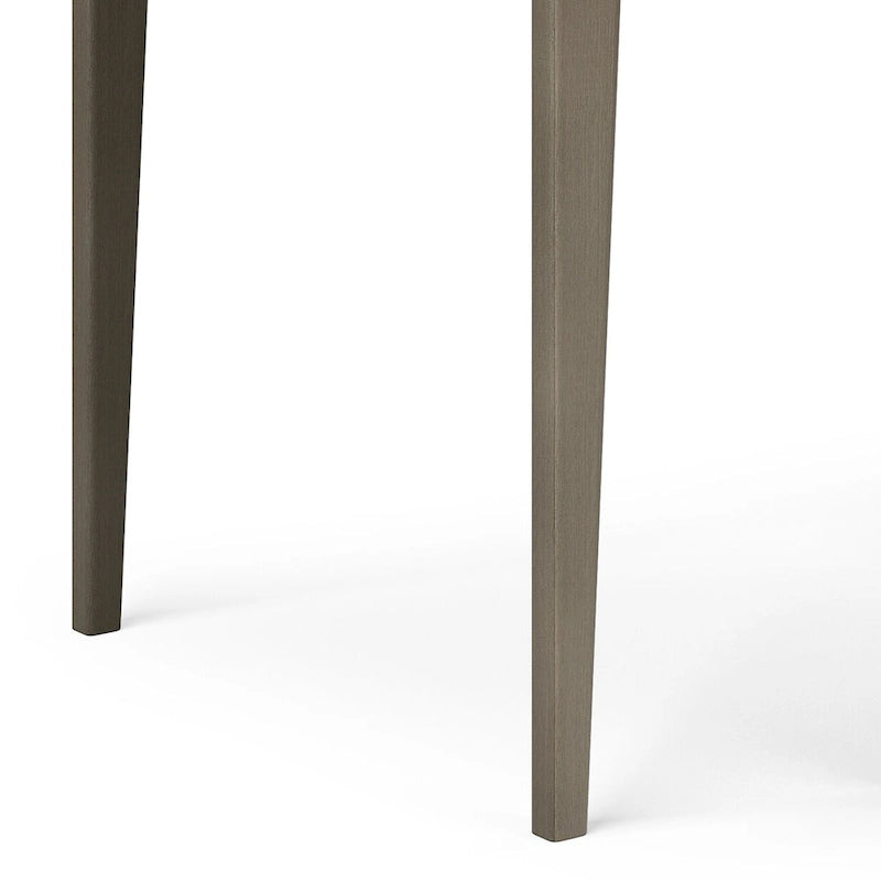 Bureau d'écriture moderne en bois d'hévéa massif avec plateau coulissant pour clavier et 2 tiroirs, 1 personne, 152 cm – Noyer / Blanc / Marron doré clair / Gris campagnard / Noir