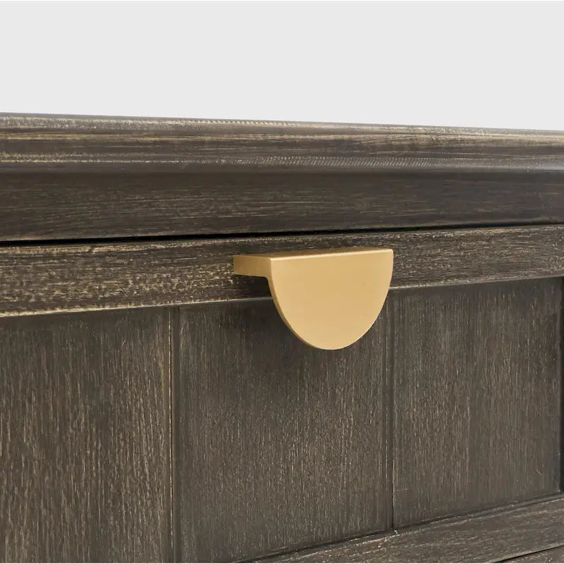 Table de chevet américaine à 2 tiroirs, gris / vert olive, avec MDF effet bois et pieds antidérapants, 1 personne