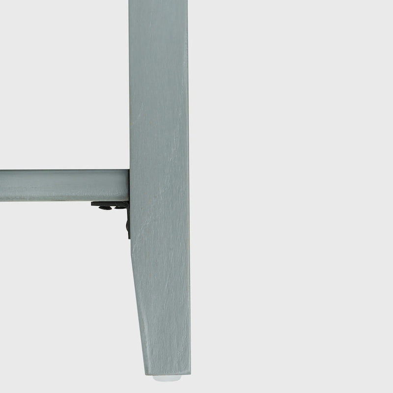 Table de chevet américaine à 2 tiroirs, gris / vert olive, avec MDF effet bois et pieds antidérapants, 1 personne