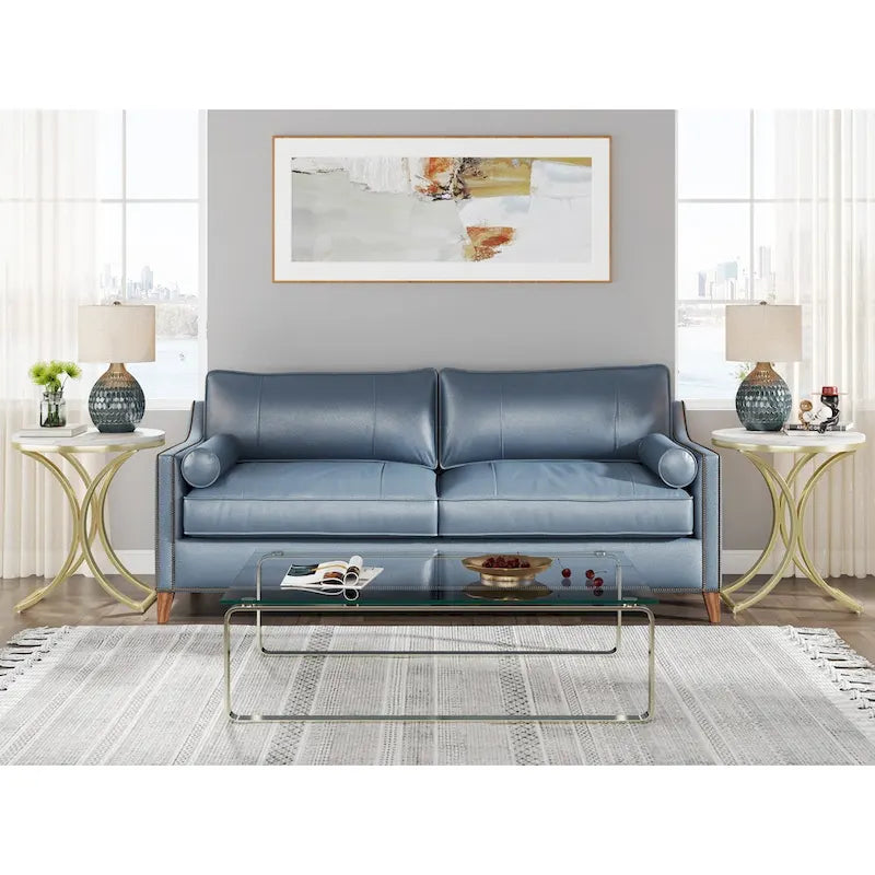 Table d'appoint ronde avec plateau en faux marbre blanc/noir/marron et piètement en métal doré, style moderne, pour 1 personne