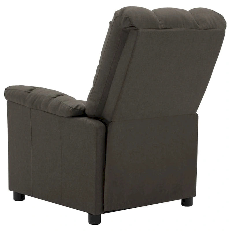 Fauteuil inclinable électrique en tissu Crème / Marron / Gris foncé / Noir / Gris-beige, 1 place