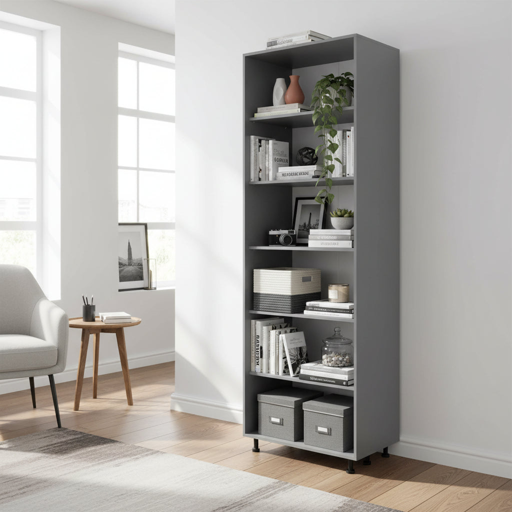 36 x 90 Utility Cabinet-Four Door-Grey - 36 x 90 x 23 3/8